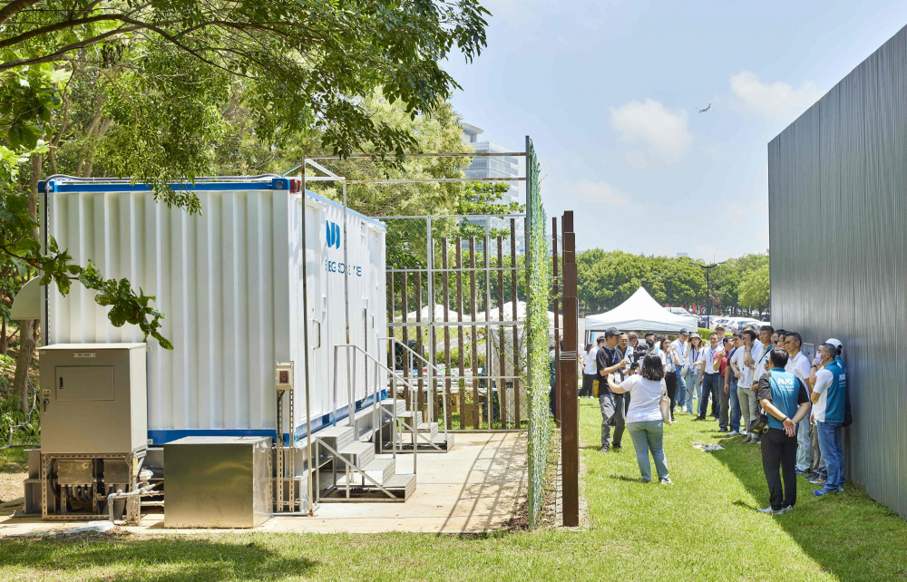 友達西大墩窯文化館建置屋頂全綠電及儲能櫃，為兼具創能儲能的永續綠能場域