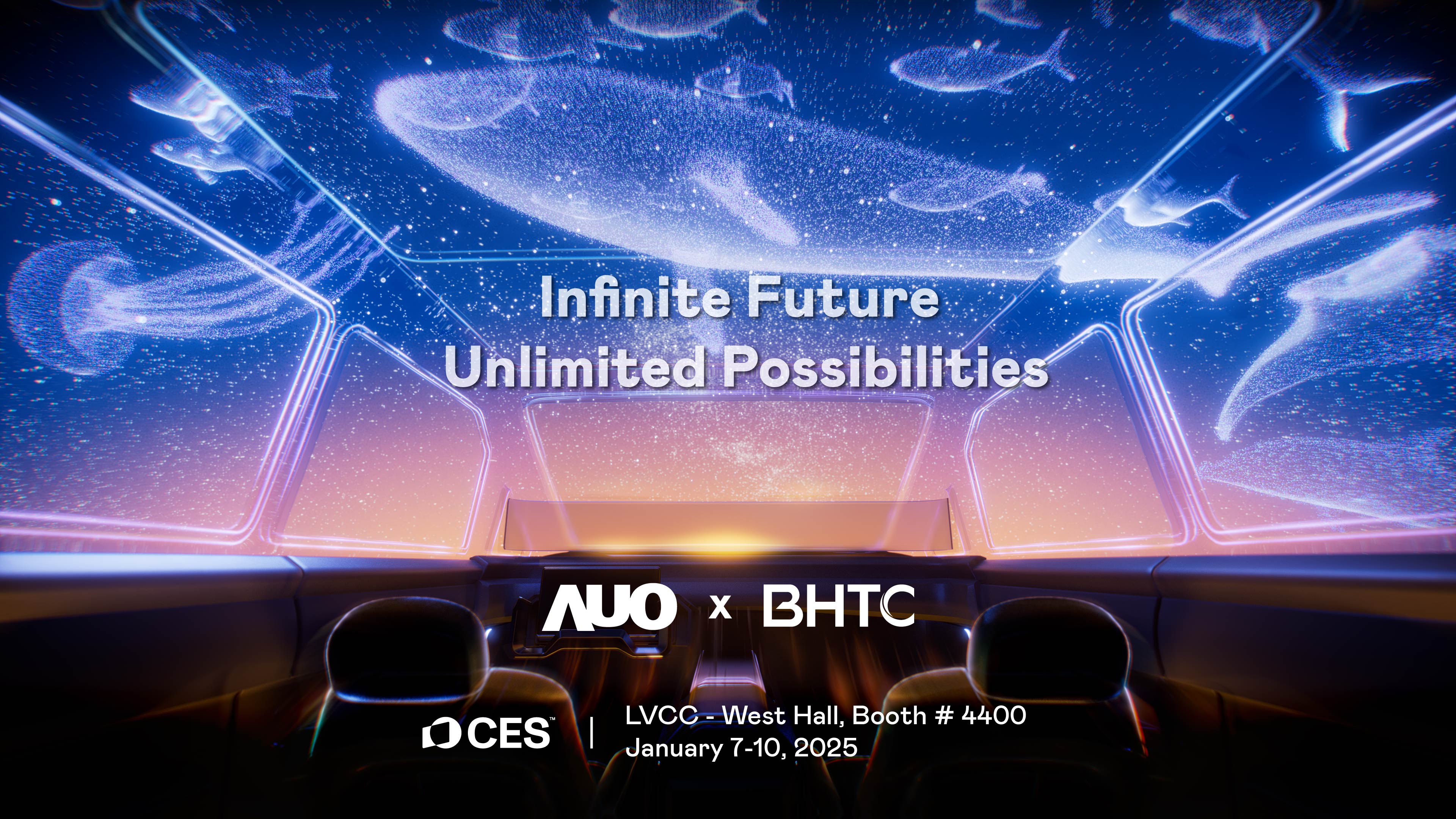 8868体育以Infinite Future, Unlimited Possibilies为主题，联合BHTC于CES 2025扩大规模展出