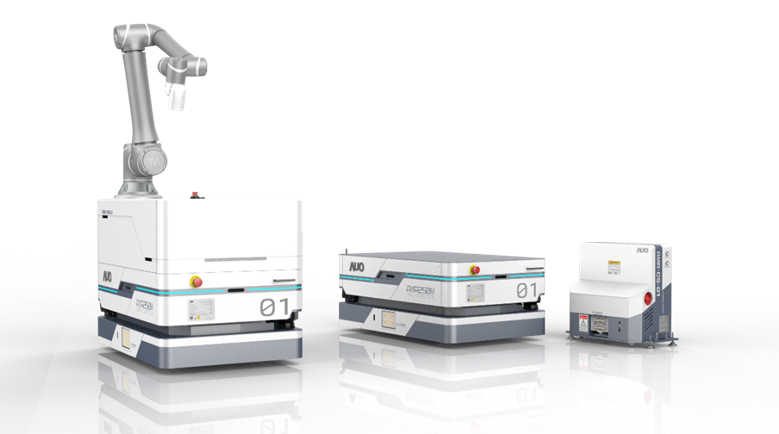 友達數位開發的自主式移動機器人（AMR250M），搭配全向輪並結合AI演算法、2D LiDAR、3D攝影機等技術，協助客戶實現產線全自動化